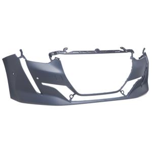 Pare-chocs avant à peindre avec 4 trous capteurs stationnement pour PEUGEOT 208 depuis 2019, Neuf