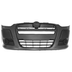 Pare-chocs avant à peindre avec bande gaufrée (aussi modèle cargo) pour FIAT DOBLO de 2010 à 2014, Neuf