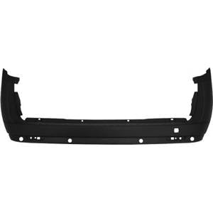 Pare-chocs arrière noir avec trous radars stationnement avec 2 porte battante pour FIAT DOBLO de 2010 à 2014, Neuf