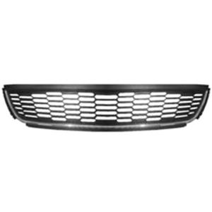 Grille central inférieur noire avec contour chromé pare-chocs avant modèle hi-line pour VOLKSWAGEN POLO de 2009 à 2014, Neuve