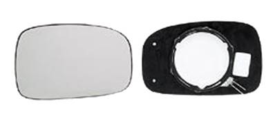 Verre miroir gauche asphérique degivrant avec support pour PEUGEOT 306 de 1993 à 1997, Neuf