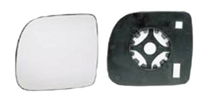 Verre miroir gauche asphérique degivrant avec support pour RENAULT KANGOO I de 1998 à 2003, Neuf