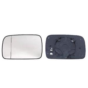 Verre miroir gauche asphérique degivrant avec support pour VOLKSWAGEN POLO de 1994 à 1999, Neuf