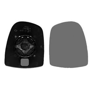 Verre miroir droit degivrant avec support pour NISSAN PRIMASTAR de 2001 à 2007, Neuf