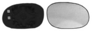 Verre miroir droit avec support pour CITROEN C2 de 2003 à 2008, Neuf