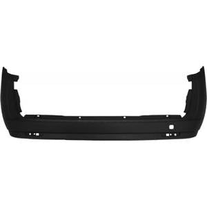 Pare-chocs arrière noir avec 2 porte battante modèle naturel power pour FIAT DOBLO de 2010 à 2014, Neuf