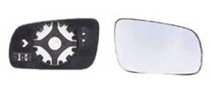 Verre miroir droit avec support bleu modèle grand pour VOLKSWAGEN GOLF IV de 1997 à 2003, Neuf