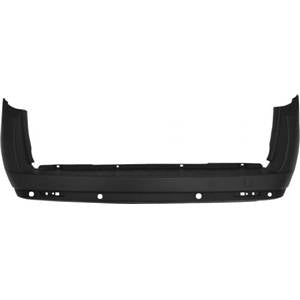 Pare-chocs arrière avec trous radars stationnement avec porte inclinable à peindre modèle naturel power pour FIAT DOBLO de 2010 à 2014, Neuf