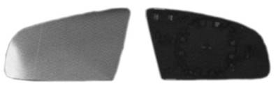 Verre miroir gauche asphérique degivrant avec support pour AUDI A3 - 3 PORTE de 2003 à 2008, Neuf