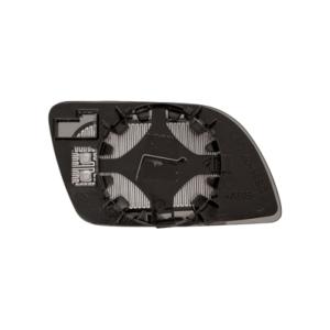 Verre miroir gauche asphérique degivrant avec support pour VOLKSWAGEN POLO de 2001 à 2005, Neuf