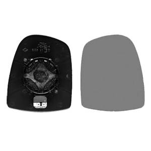 Verre miroir droit degivrant avec support pour NISSAN PRIMASTAR de 2001 à 2007, Neuf