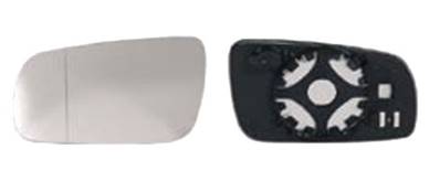 Verre miroir gauche asphérique avec support modèle grand pour SKODA FABIA de 2000 à 2004, Neuf