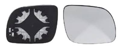 Verre miroir droit degivrant avec support modèle petit pour SKODA FABIA de 2000 à 2004, Neuf