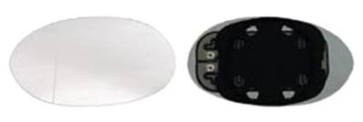 Verre miroir gauche asphérique degivrant avec support pour LANCIA Y de 1996 à 2000, Neuf