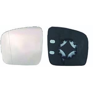 Verre miroir gauche asphérique avec support pour VOLKSWAGEN CADDY de 2003 à 2010, Neuf