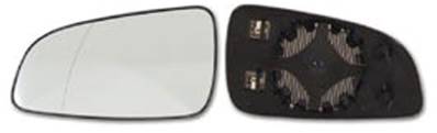 Verre miroir gauche asphérique degivrant avec support pour OPEL ASTRA H de 2004 à 2007, Neuf