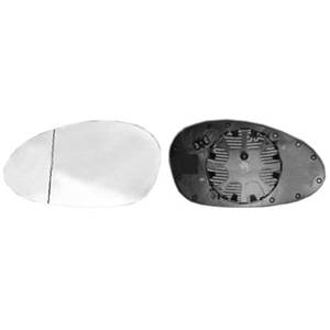 Verre miroir gauche asphérique degivrant avec support pour BMW SERIE 1 E87 de 2004 à 2007, Neuf
