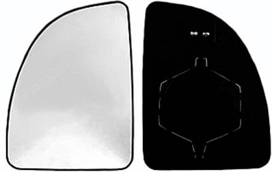 Verre miroir gauche degivrant avec support modèle 7/99>2/02 pour CITROEN JUMPER de 1994 à 2002, Neuf