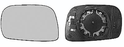Verre miroir droit degivrant avec support pour OPEL AGILA de 2000 à 2008, Neuf