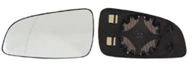 Verre miroir gauche asphérique avec support pour OPEL ASTRA H de 2004 à 2007, Neuf