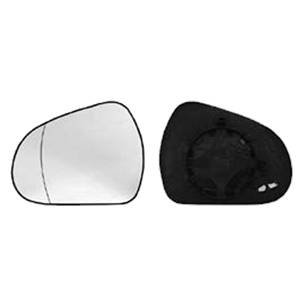 Verre miroir gauche asphérique degivrant avec support pour PEUGEOT 207 de 2006 à 2009, Neuf