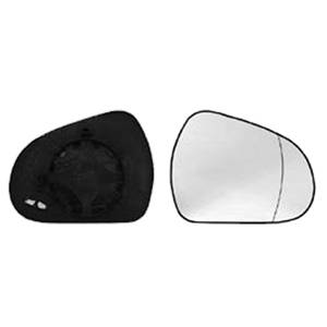 Verre miroir droit degivrant avec support pour PEUGEOT 207 de 2006 à 2009, Neuf