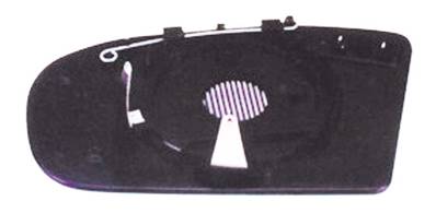 Verre miroir droit asphérique degivrant avec support modèle 6/04>3/07 pour MERCEDES (W203) CLASSE C de 2004 à 2007, Neuf