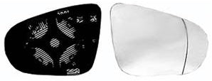 Verre miroir droit degivrant avec support pour VOLKSWAGEN GOLF VI de 2008 à 2012, Neuf