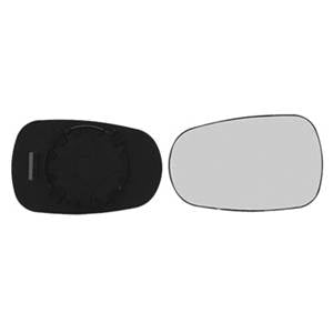 Verre miroir gauche degivrant avec support modèle 1/06>4/07 pour DACIA LOGAN de 2006 à 2008, Neuf