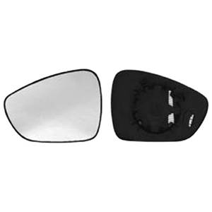 Verre miroir gauche degivrant avec support pour CITROEN C5 de 2008 à 2010, Neuf