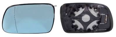 Verre miroir gauche asphérique avec support pour PEUGEOT 307 de 2001 à 2005, Neuf