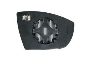 Verre miroir gauche asphérique degivrant avec support système capteur depassement pour FORD C-MAX de 2010 à 2015, Neuf