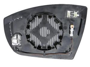 Verre miroir droit degivrant avec support système capteur depassement pour FORD C-MAX de 2010 à 2015, Neuf