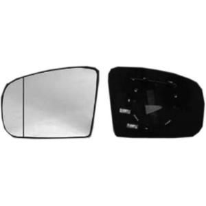 Verre miroir gauche asphérique degivrant avec support pour MERCEDES (W163) CLASSE ML de 2002 à 2005, Neuf