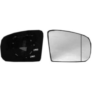 Verre miroir droit asphérique degivrant avec support pour MERCEDES (W163) CLASSE ML de 2002 à 2005, Neuf