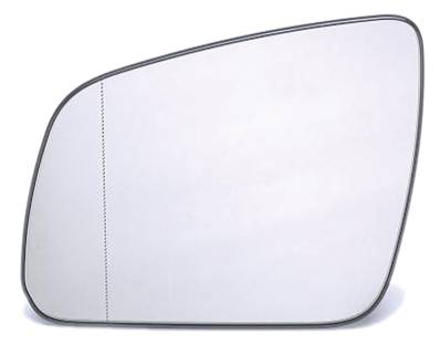 Verre miroir gauche asphérique degivrant avec support pour MERCEDES (W204) CLASSE C de 2007 à 2011, Neuf