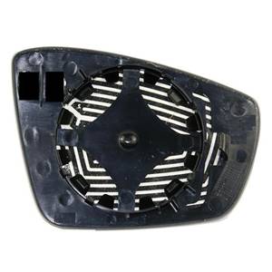 Verre miroir gauche asphérique avec support pour VOLKSWAGEN POLO de 2009 à 2014, Neuf