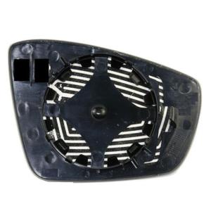 Verre miroir gauche asphérique degivrant avec support pour VOLKSWAGEN POLO de 2009 à 2014, Neuf