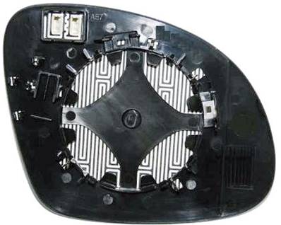 Verre miroir gauche asphérique degivrant avec support pour SEAT ALHAMBRA depuis 2010, Neuf