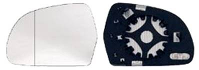 Verre miroir gauche asphérique degivrant avec support pour AUDI A5 de 2007 à 2011, Neuf