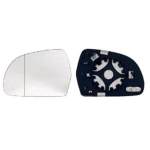 Verre miroir gauche asphérique degivrant avec support pour AUDI A5 de 2007 à 2011, Neuf