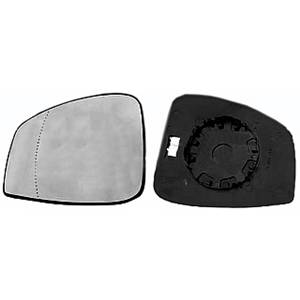 Verre miroir gauche asphérique degivrant avec support pour RENAULT SCENIC de 2009 à 2011, Neuf