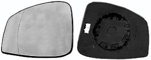Verre miroir gauche asphérique degivrant avec support pour RENAULT SCENIC de 2009 à 2011, Neuf