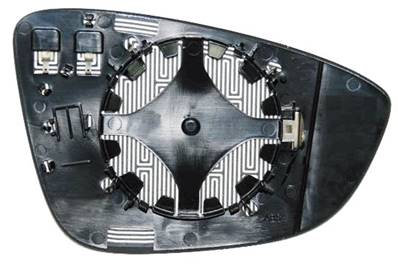 Verre miroir gauche asphérique degivrant avec support pour VOLKSWAGEN JETTA depuis 2011, Neuf