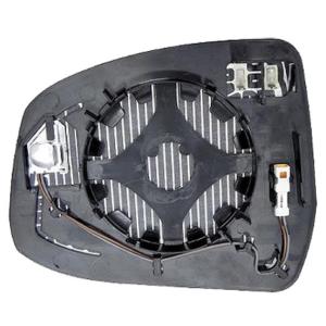 Verre miroir droit degivrant avec support avec système capteur depassement pour FORD FOCUS de 2011 à 2014, Neuf