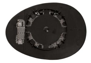 Verre miroir droit degivrant avec support pour MINI de 2006 à 2010, Neuf