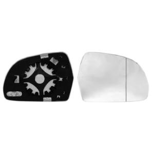 Verre miroir droit asphérique degivrant avec support (alt. 125 mm.) pour AUDI A3 RY de 2008 à 2012, Neuf