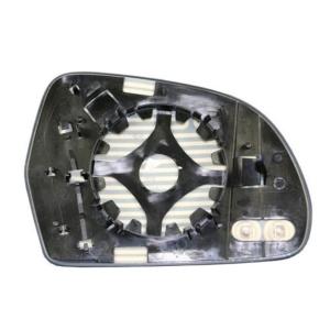 Verre miroir gauche asphérique degivrant avec support modèle 5/10>8/12 (alt. 115 mm.) pour AUDI A3 RY de 2008 à 2012, Neuf