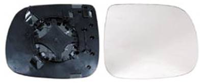 Verre miroir droit degivrant avec support pour AUDI Q5 de 2008 à 2012, Neuf