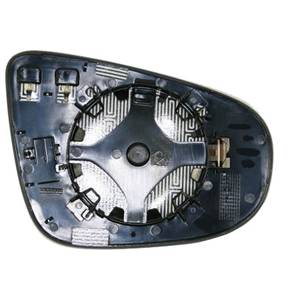 Verre miroir gauche asphérique degivrant avec support pour VOLKSWAGEN TOURAN de 2010 à 2015, Neuf